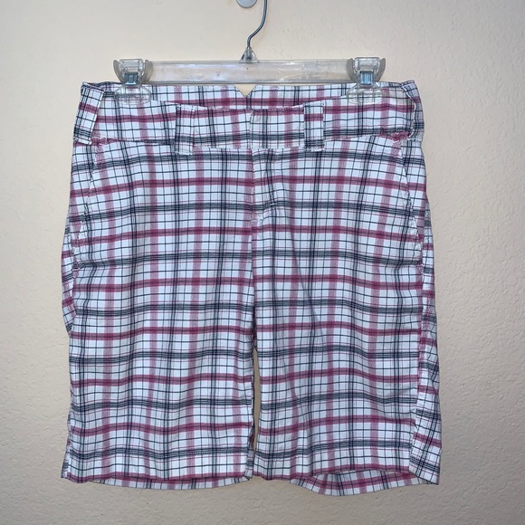 The North Face Pants - ✅ The North Face Pink White Black Plaid Shorts 4